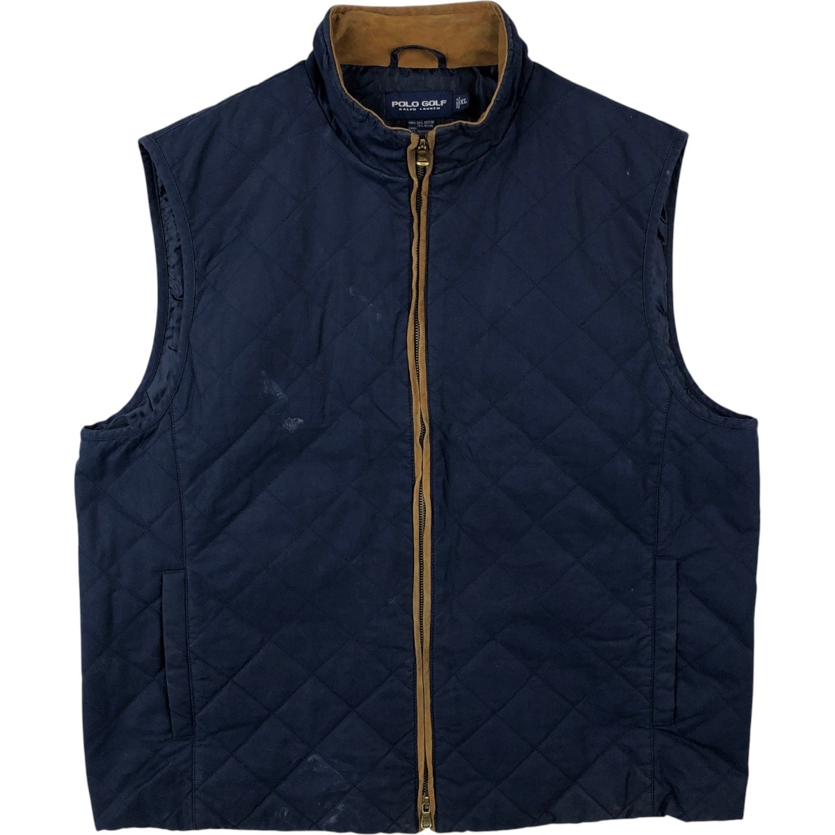 古着 ラルフローレン Ralph Lauren POLO GOLF ポロゴルフ キルティングベスト メンズXL相当/eaa656339