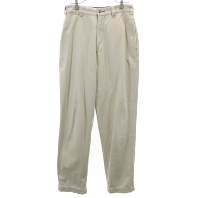 TOMMY HILFIGER トミーヒルフィガー 90s オールド ロングパンツ w30 グレージュ系