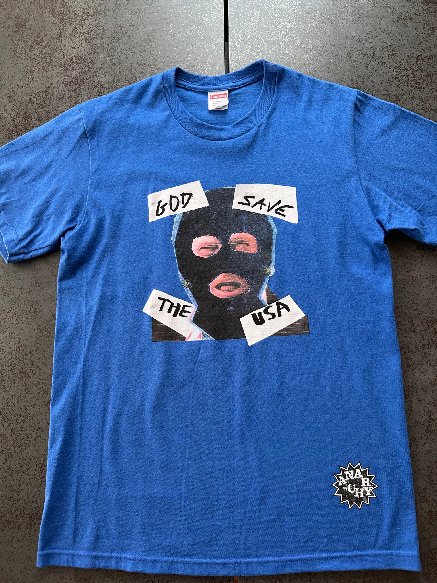 Supreme God Save Us Tee "Royal"