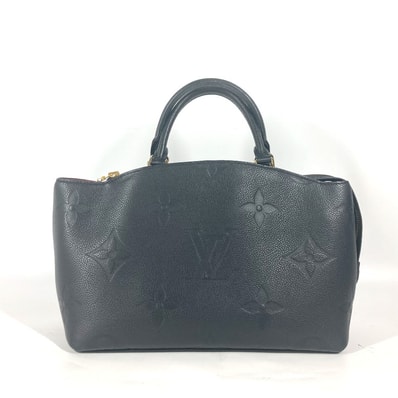 ルイヴィトン LOUIS VUITTON プティ・パレ PM M58916 モノグラムアンプラント カバン トートバッグ ハンドバッグ モノグラムアンプラントレザー ノワール ブラック