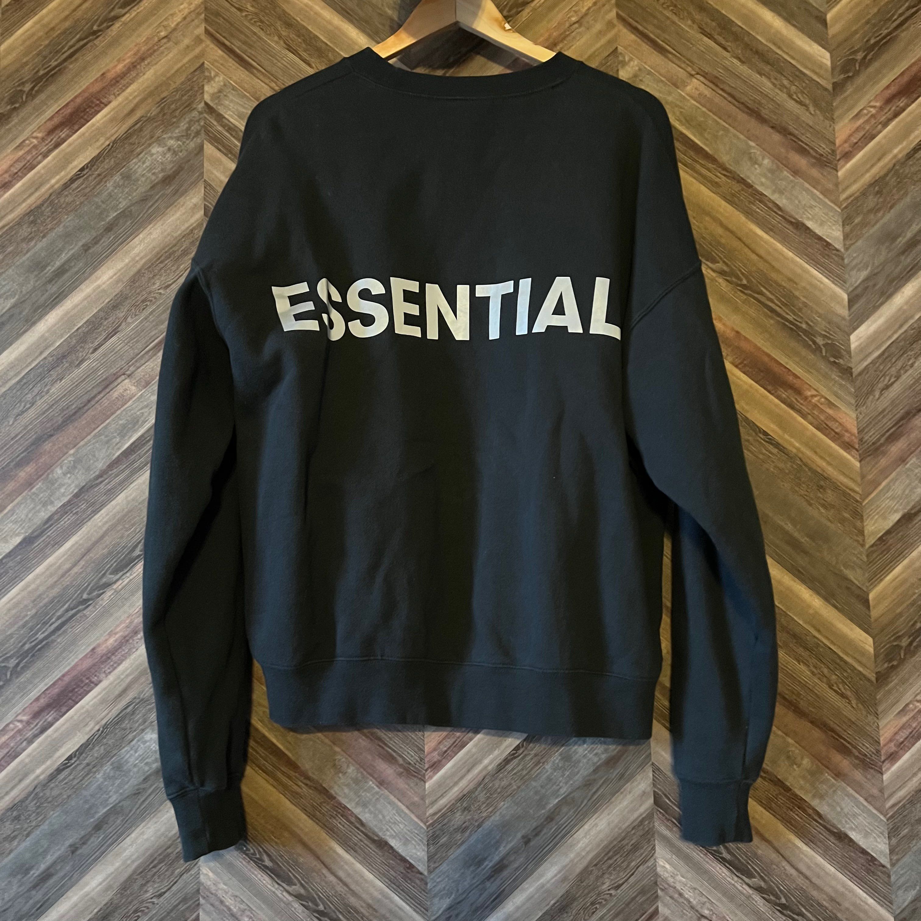 FEAR OF GOD Essentials Crew Neck Sweatshirt "Black"