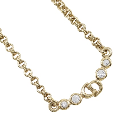 クリスチャンディオール CDロゴ レディースネックレス