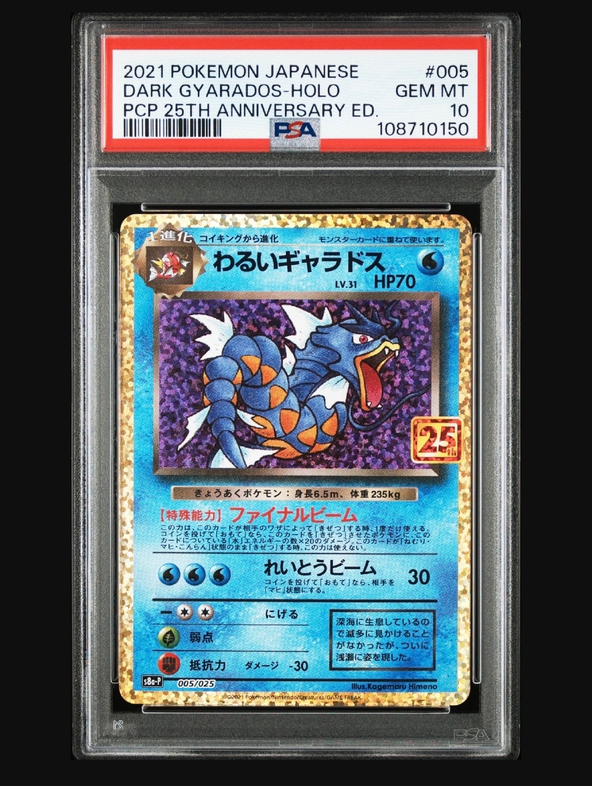 わるいギャラドス: プロモ[S8a-P 005/025](プロモカードパック 25th ANNIVERSARY edition)