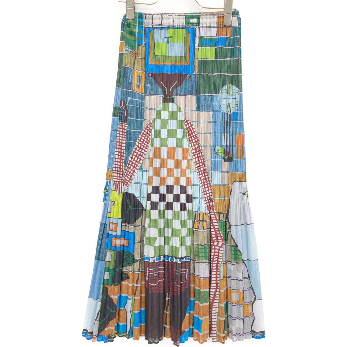 プリーツプリーズ PP14-JG145 マルチカラー グラデーションプリーツ ロングスカート 2