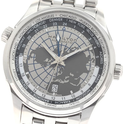 ハミルトン ジャズマスター GMT H326050 メンズ 【中古】