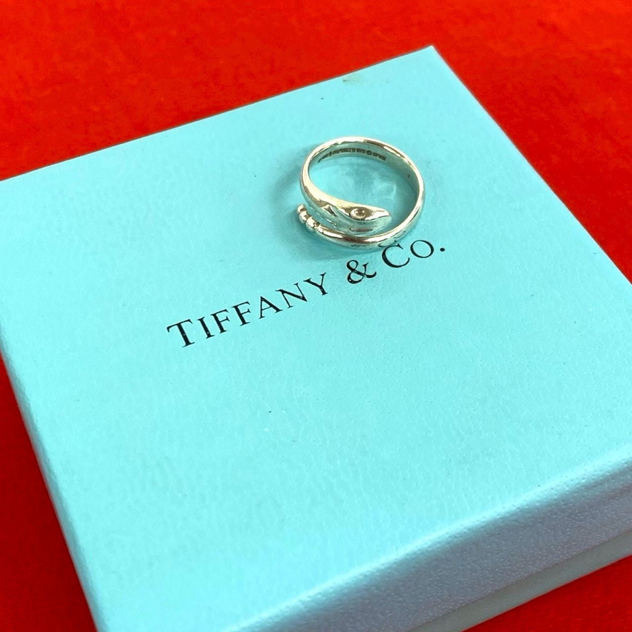 B (目立った傷や汚れなし)】TIFFANY&Co. ティファニー スネーク リング
