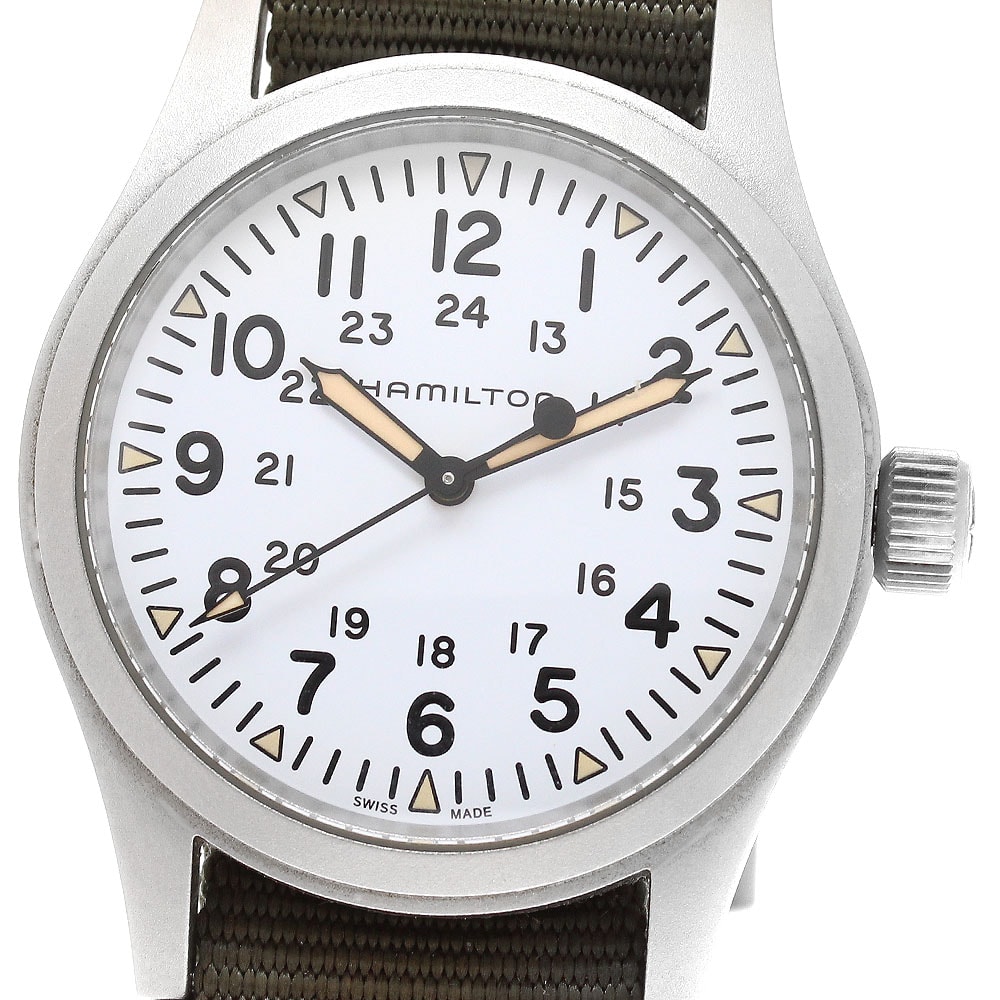☆美品 ハミルトン カーキ フィールド メカニカル メンズ 【中古】