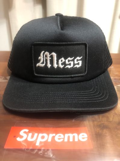 Supreme Mess Mesh Back 5-Panel "Black"