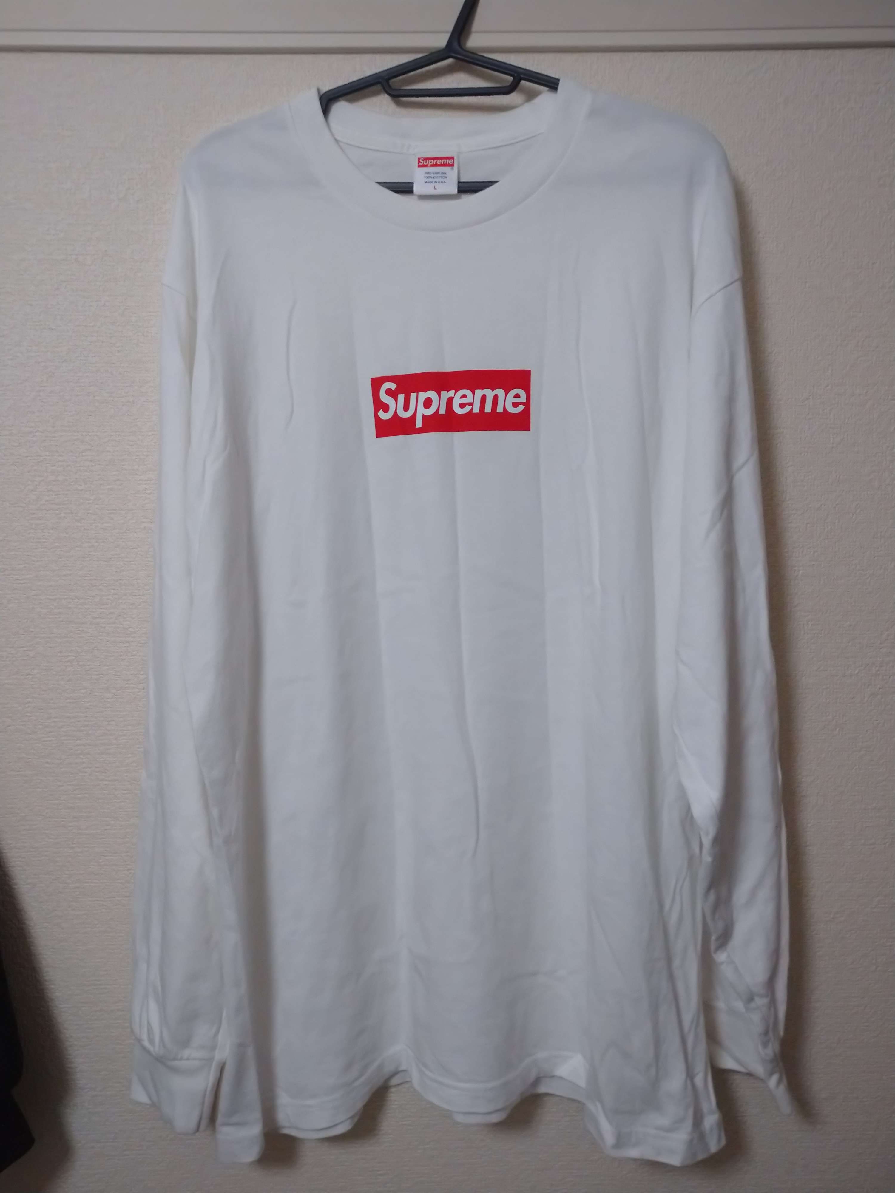 Supreme Box Logo L/S Tee "White"
