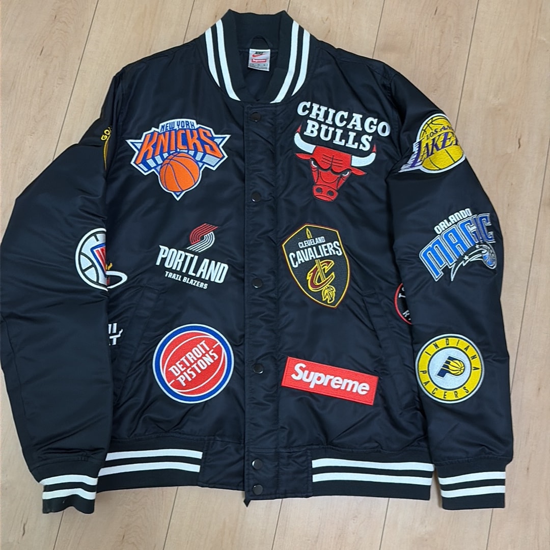 Supreme x Nike x NBA Teams Warm-Up Jacket "Black"