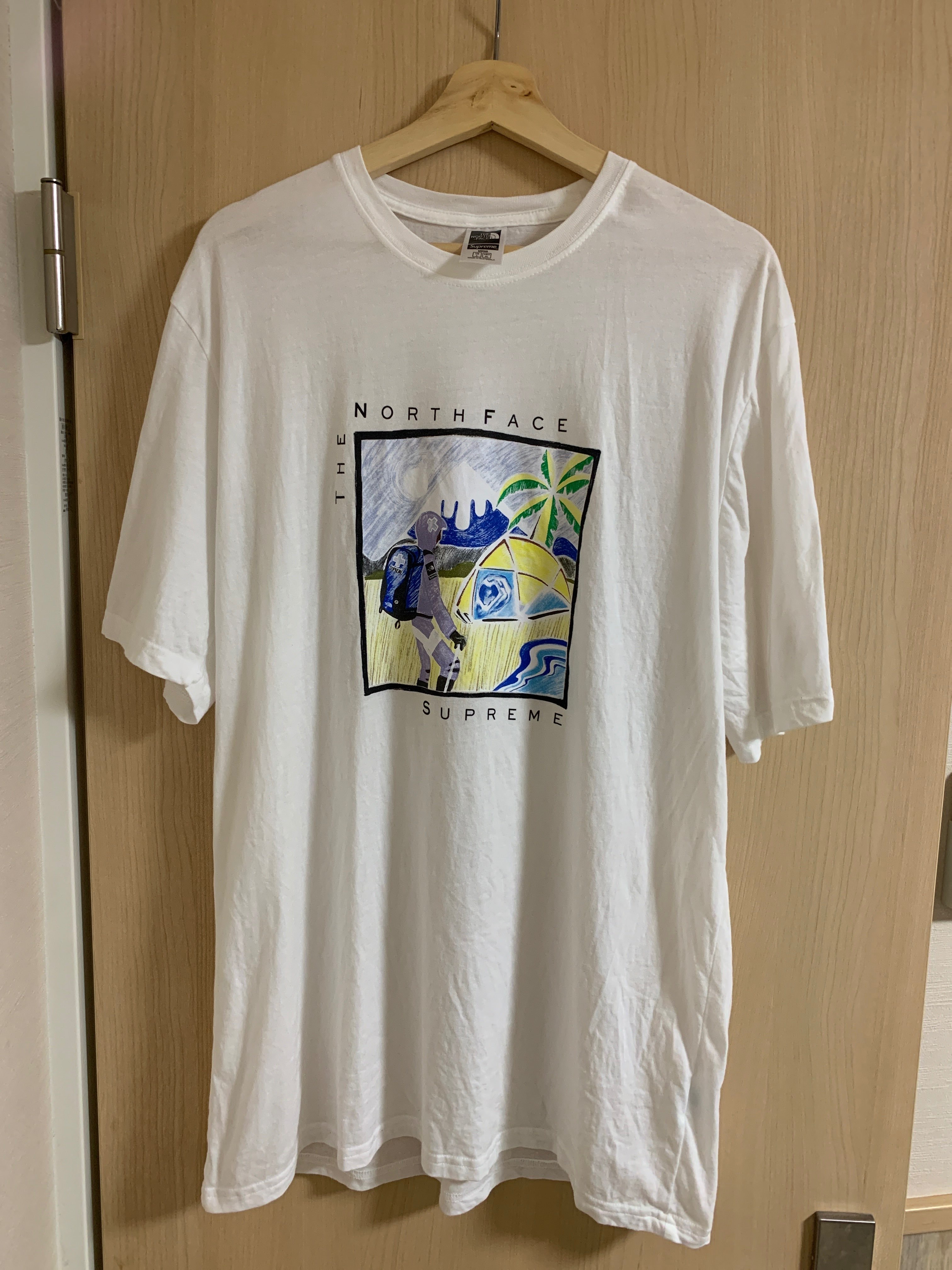 Supreme x The North Face Sketch S/S Top "White"