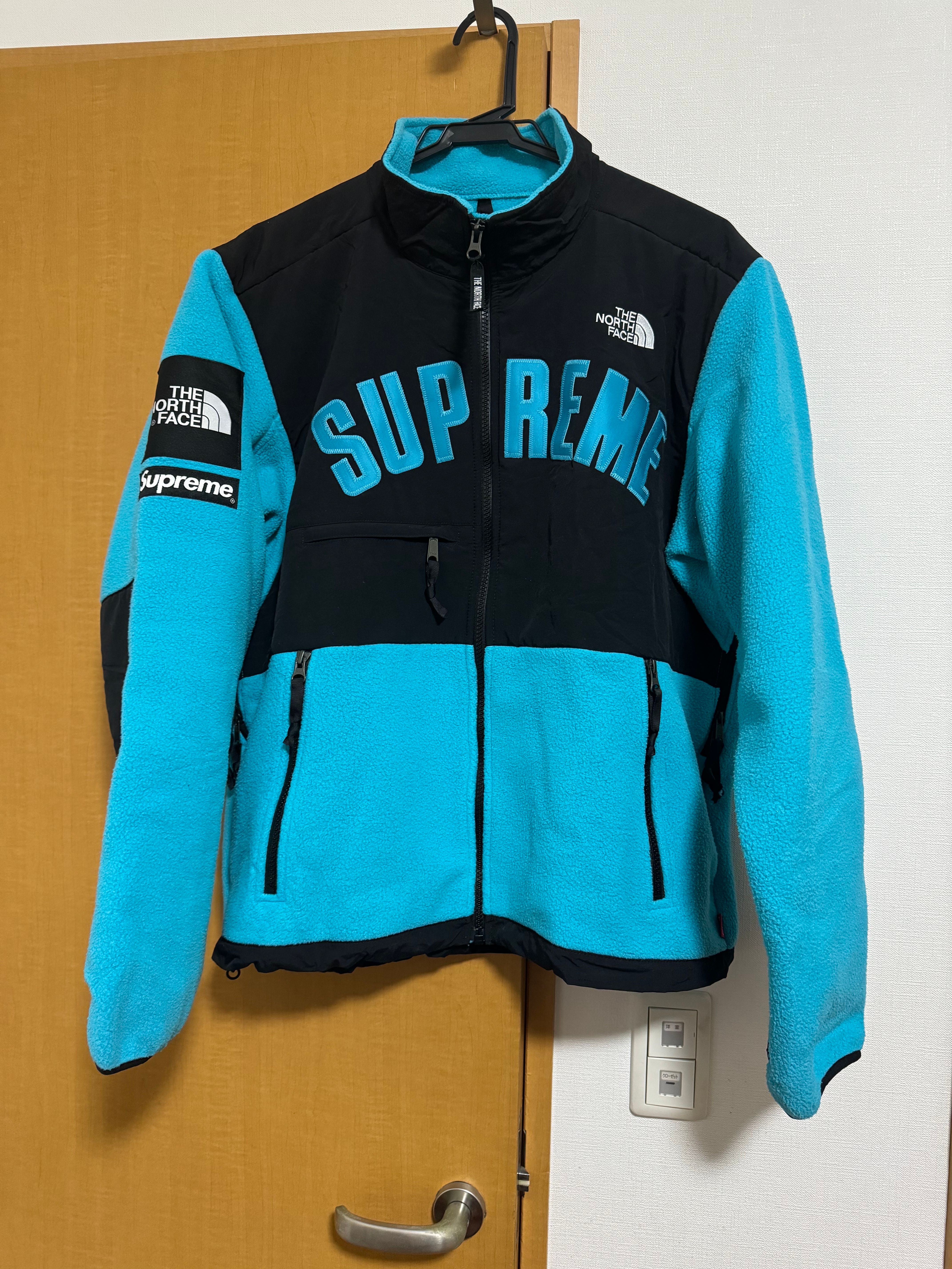 Supreme x The North Face Arc Logo Denali Fleece Jacket "Blue"