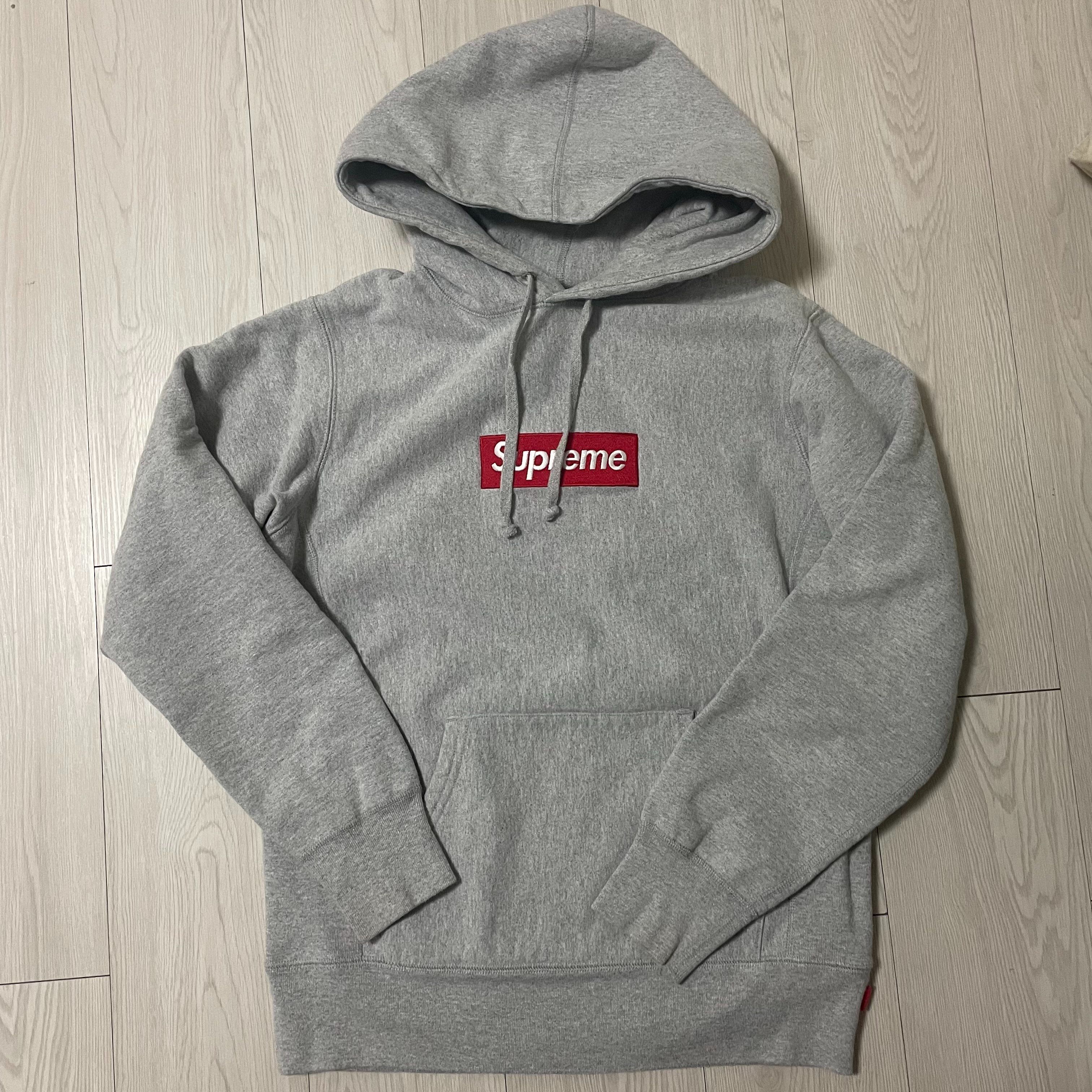 Supreme Box Logo Hooded Sweatshirt "Grey" (14FW)
