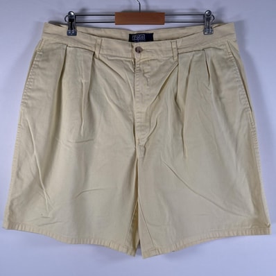 古着 90's/90年代 ポロバイラルフローレン Polo by Ralph Lauren ショートパンツ ポロチノ チノショーツ チノパン M イエロー系 メンズ
