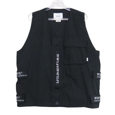 Wtaps Haggerz / Vest / Cotton. Poplon "Black"