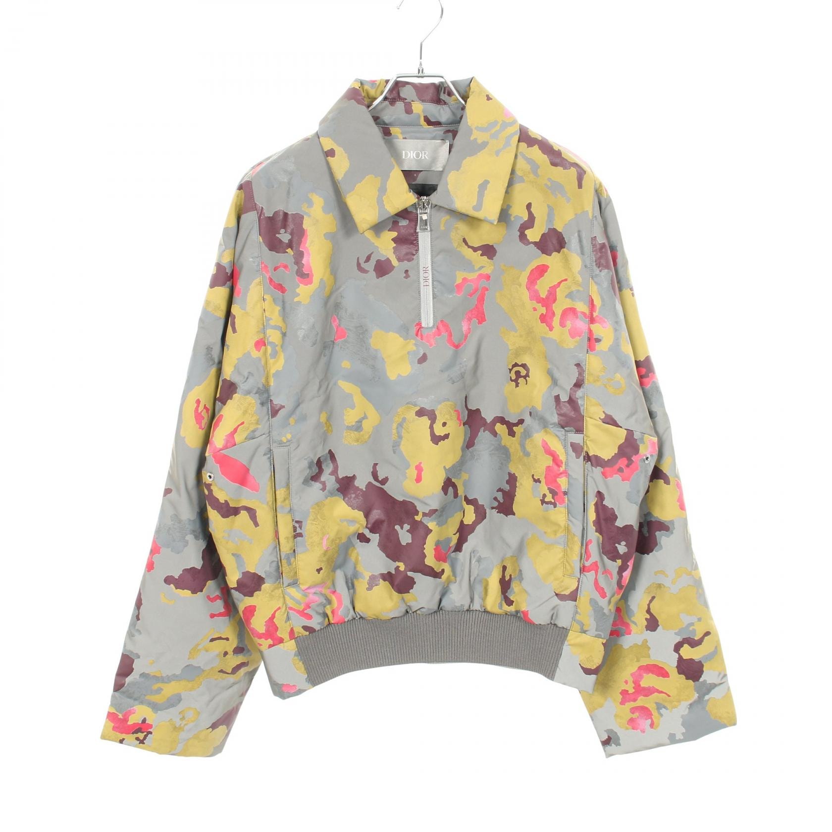 ディオール Dior DIOR × DUNCAN GRANT Reflective Camo Anorak Jacket ブルゾン 衣料品 アウター ポリエステル メンズ グレー系 / マルチカラー 【中古】