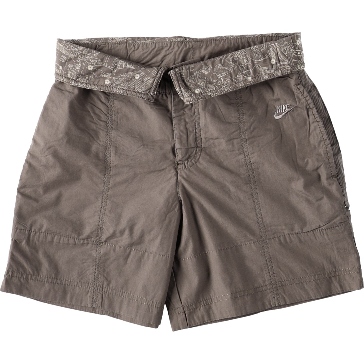 古着 ナイキ NIKE 2WAY コットンショーツ ショートパンツ レディースL(w27)相当/eaa670803