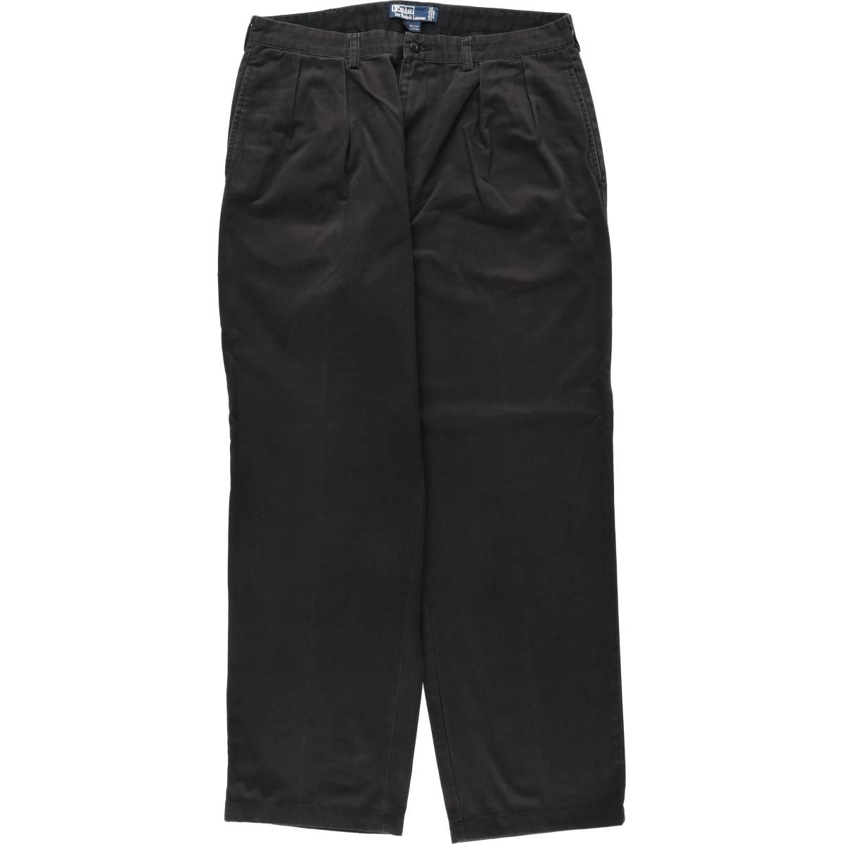 古着 ラルフローレン Ralph Lauren POLO by Ralph Lauren ANDREW PANT ツータック チノパンツ メンズw35相当/eaa634999