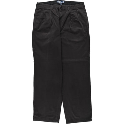 古着 ラルフローレン Ralph Lauren POLO by Ralph Lauren ANDREW PANT ツータック チノパンツ メンズw35相当/eaa634999