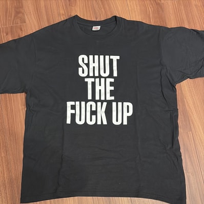 Supreme x Number (N)ine Shut Up Tee "Black"