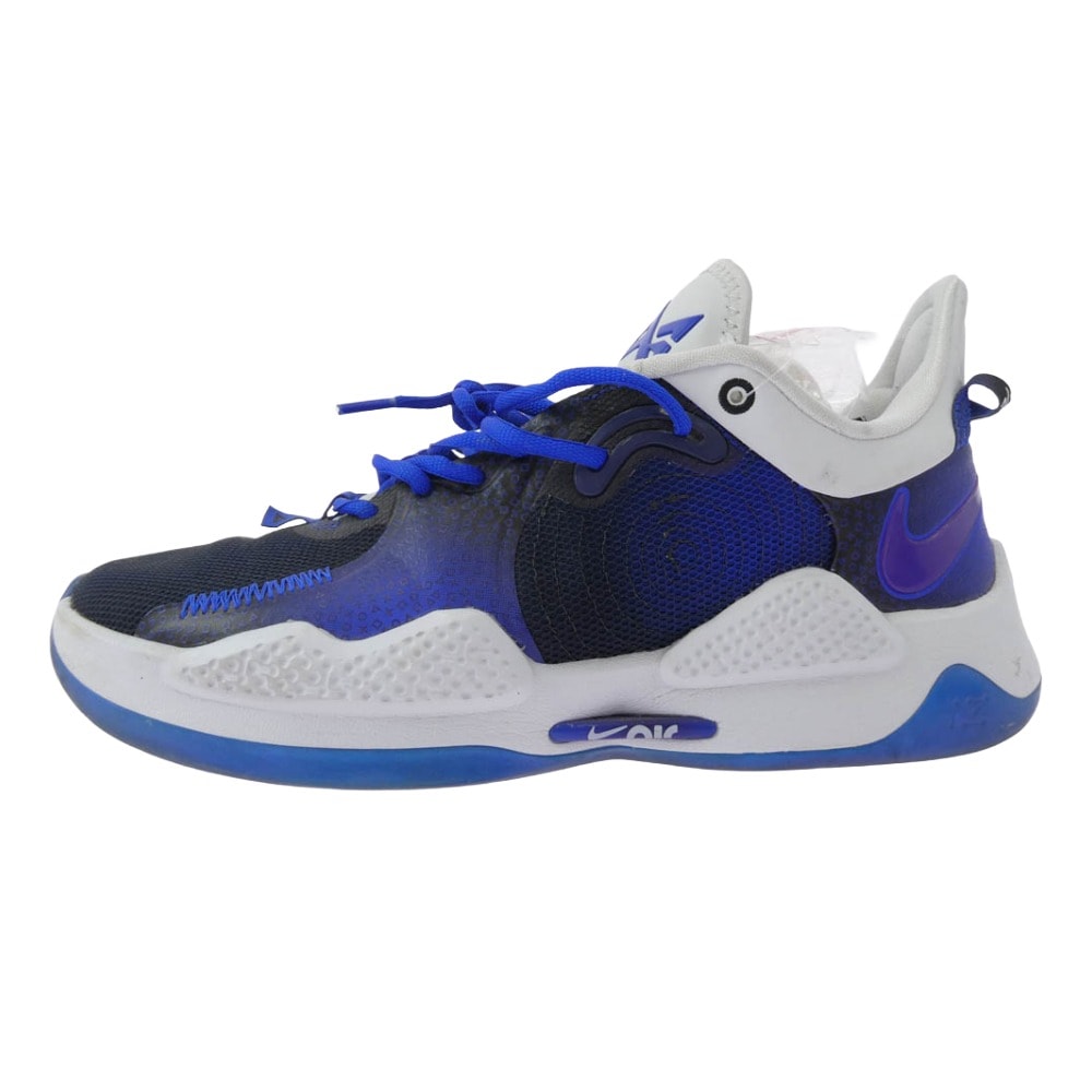 NIKE ナイキ スニーカー CZ0099-400 PLAYSTATION PG5 プレイステーション ローカットスニーカー ブルー系 27.5cm【中古】