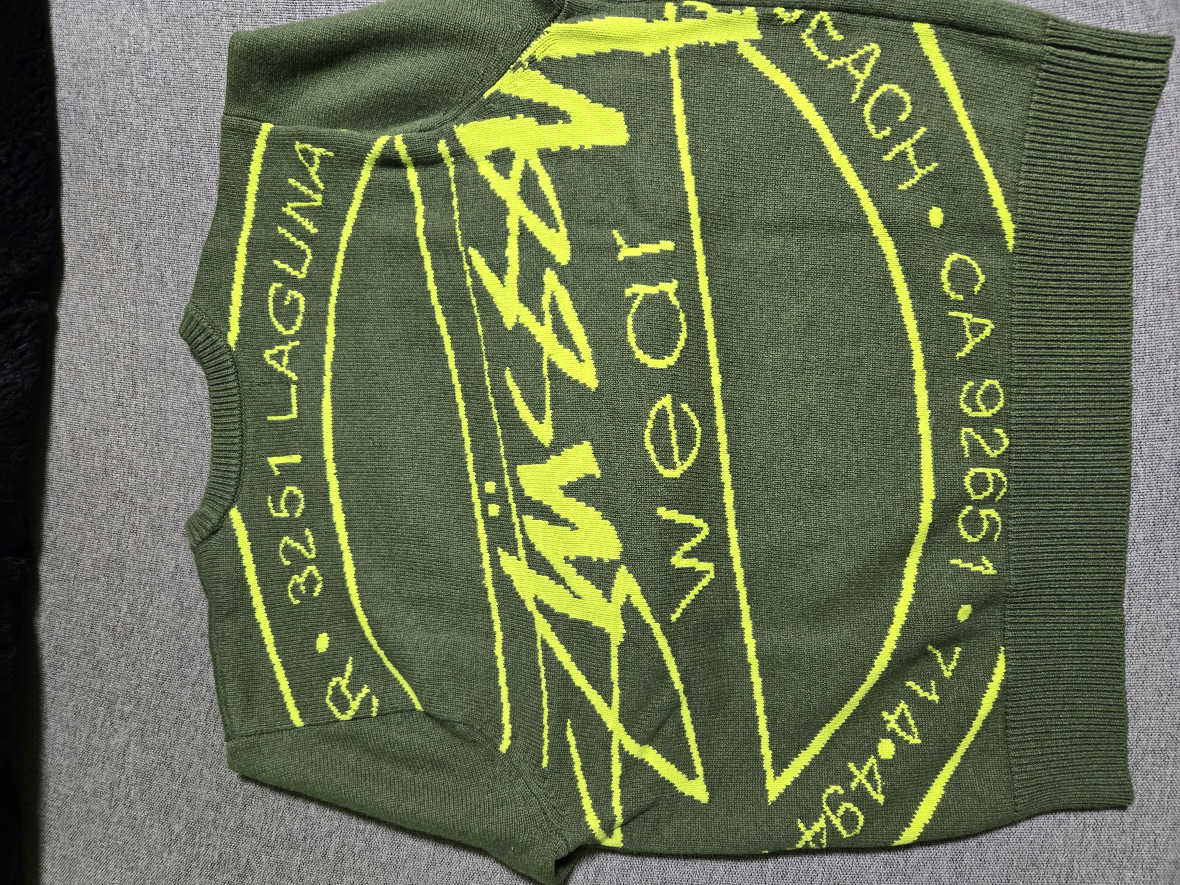 Stussy Laguna Icon Sweater "Dark Green"