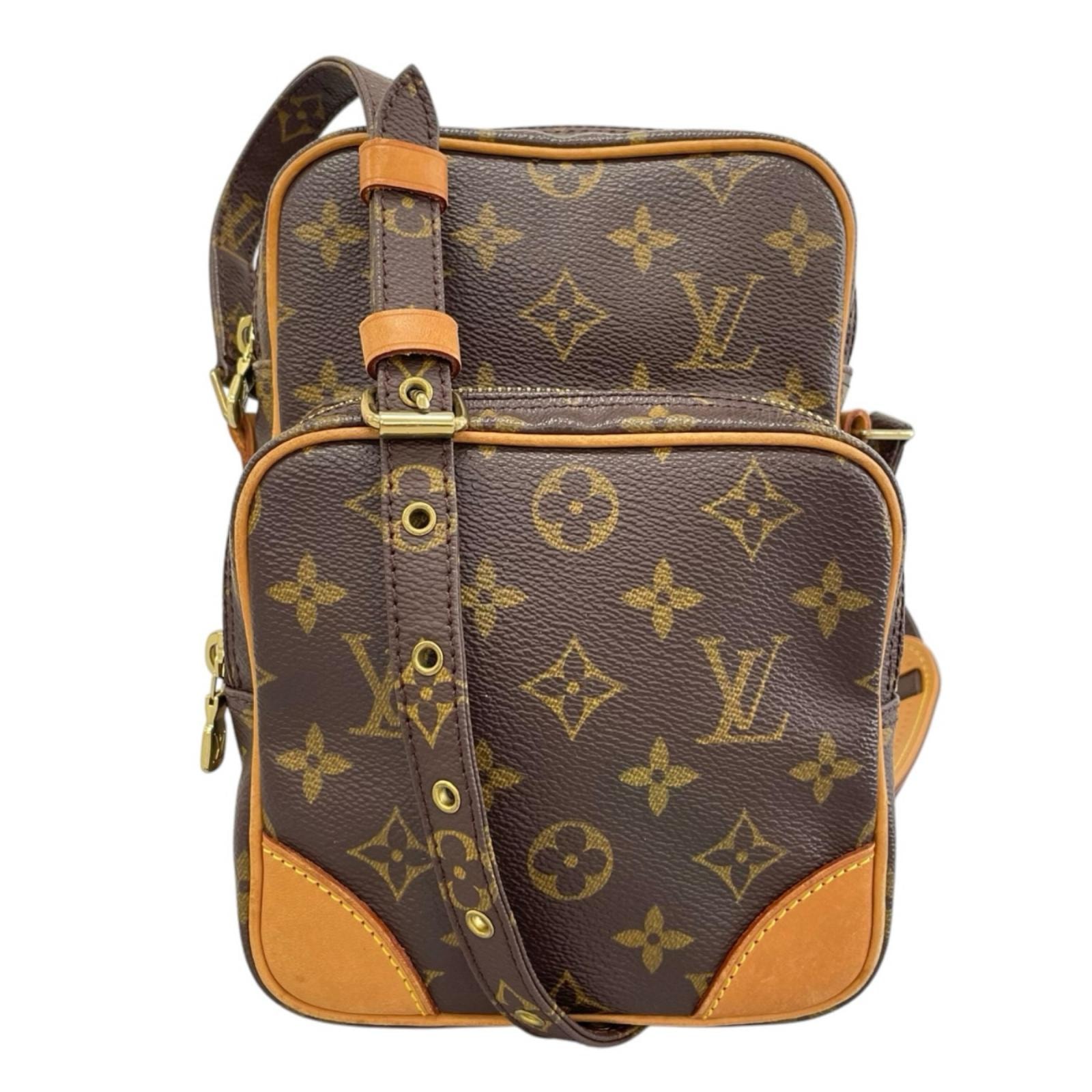 ルイヴィトン アマゾン モノグラム ショルダーバッグ モノグラムキャンバス M45236 ブラウン レディース LOUIS VUITTON  中古