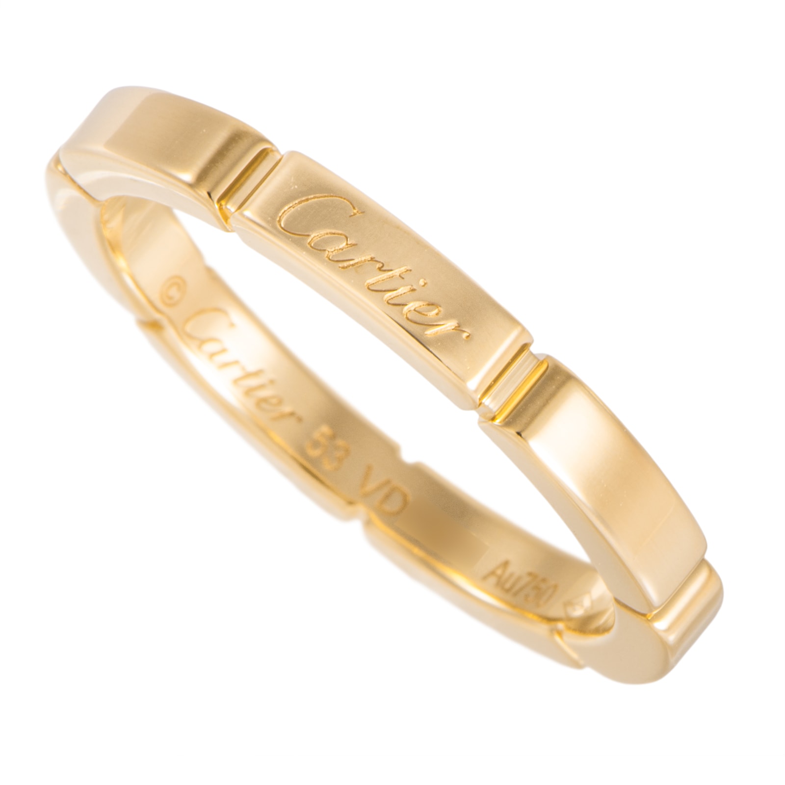 Cartier カルティエ マイヨン パンテール ウェディング リング CRB4079953 指輪 13号 K18YG ゴールド【中古】