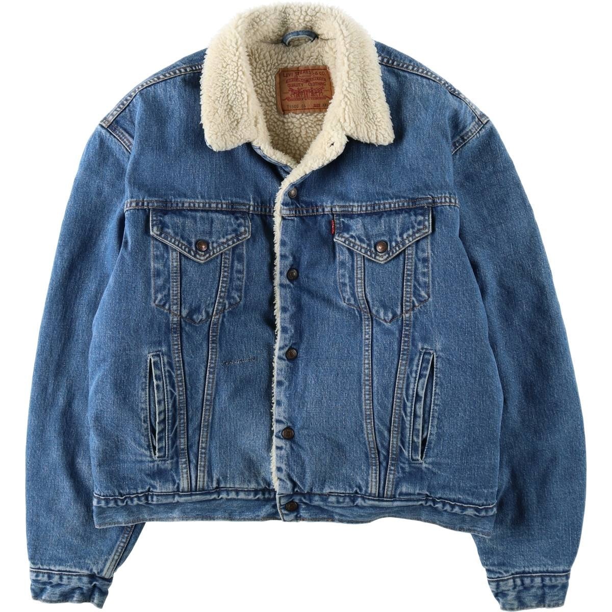 古着 90年代 リーバイス Levi's 71500-0414 デニムボアジャケット メンズXXL相当/eaa632467