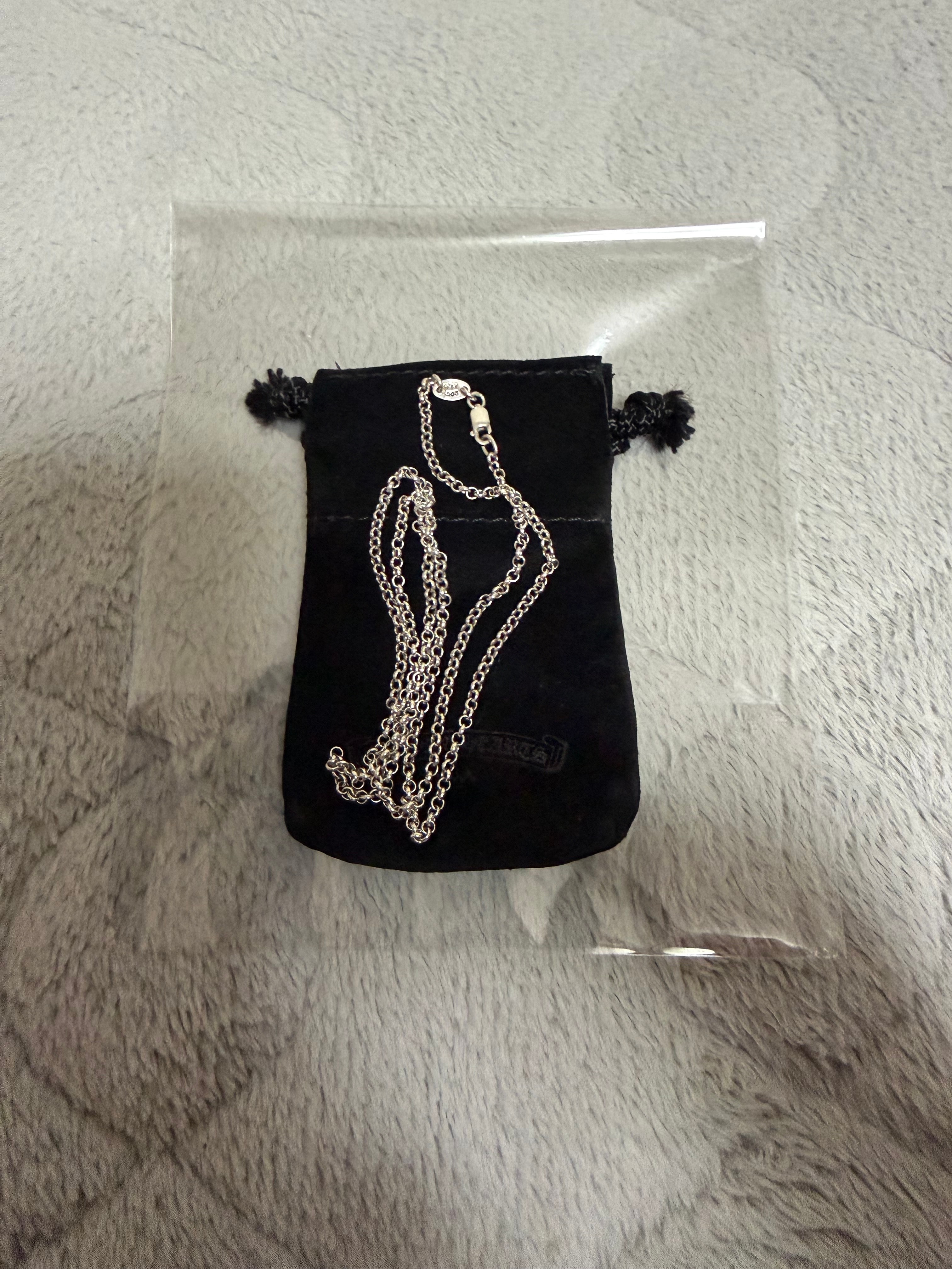 Chrome Hearts Roll Chain Necklace "Silver"