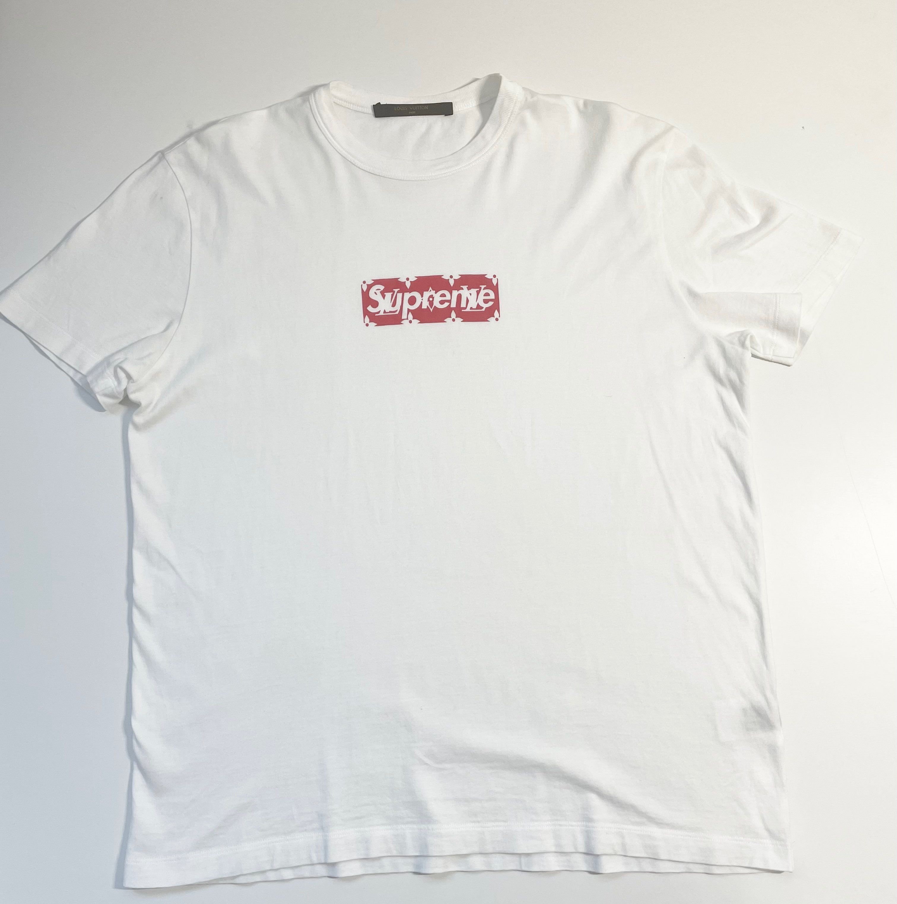 Supreme / Louis Vuitton Box Logo Tee "Red"