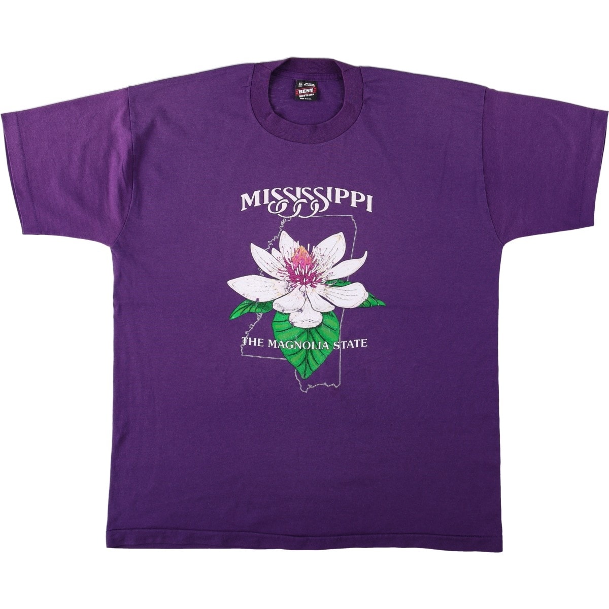 古着 90年代 フルーツオブザルーム FRUIT OF THE LOOM 花柄 プリントTシャツ USA製 メンズXL相当 ヴィンテージ/eaa663979