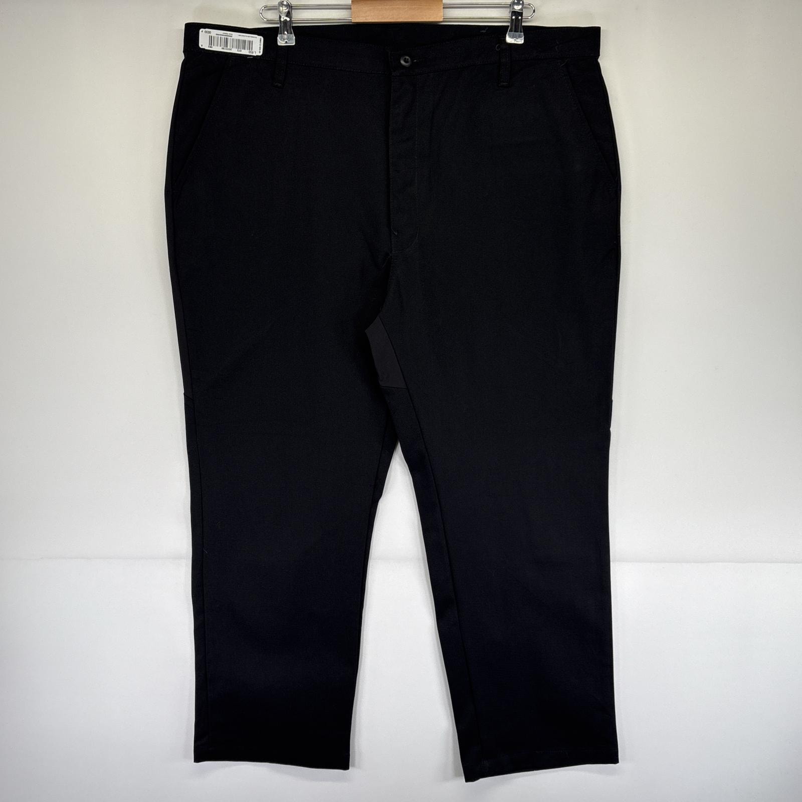 古着 レッドキャップ RED KAP ワークパンツ ワンポイントロゴ ストレッチ ジッパーフライ 作業着 w42  ブラック メンズ