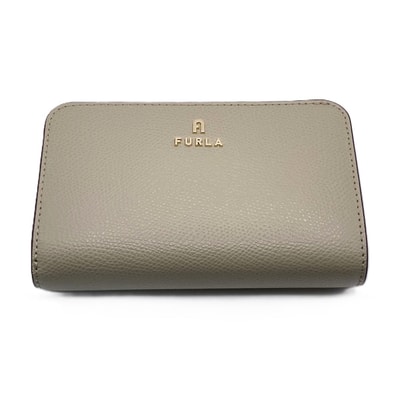 Furla フルラ カメリア 二つ折り財布 二つ折り財布 グレー レディース【中古】