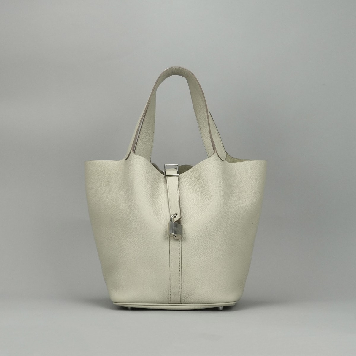 エルメス HERMES ピコタンロックGM ピコタンロック GM ピコタンロック26 バッグ トートバッグ トリヨンクレマンス クレ Craie ベージュ beige シルバー金具 ハンドバッグ ピコタンGM ピコタン26