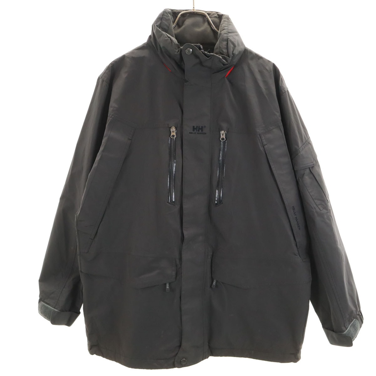 HELLY HANSEN ヘリーハンセン ナイロンジャケット M チャコールグレー アウトドア