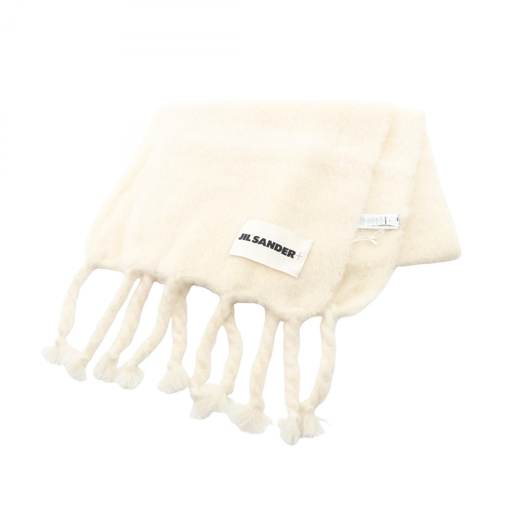 ジルサンダープラス JIL SANDER+ マフラー 衣料品 ウール ナイロン モヘヤ レディース アイボリー系 J47TE0113J40041100 【新品】