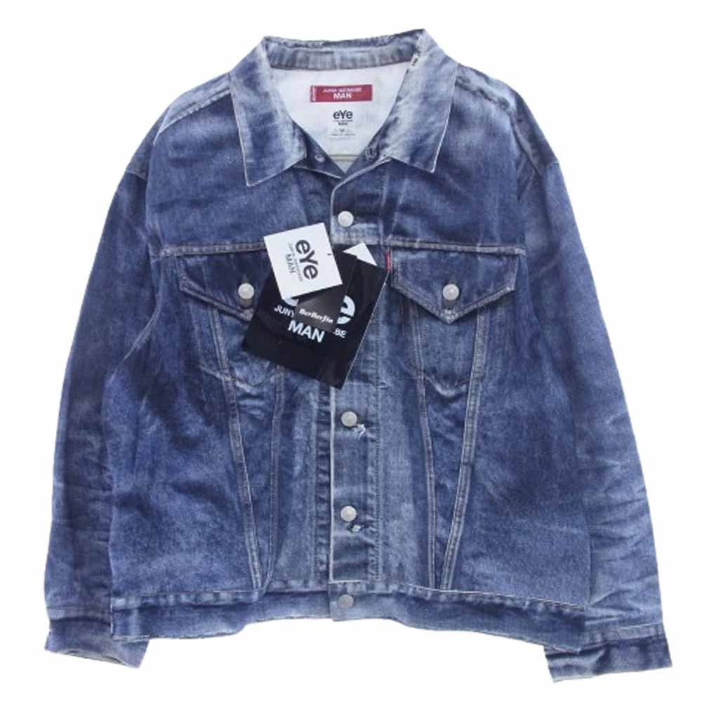JUNYA WATANABE COMME des GARCONS MAN ジュンヤワタナベコムデギャルソンマン 25SS WO-J911-100 × Levi's BerBerJin リーバイス ベルベルジン デニム 転写 ジャケット M 【新古品】