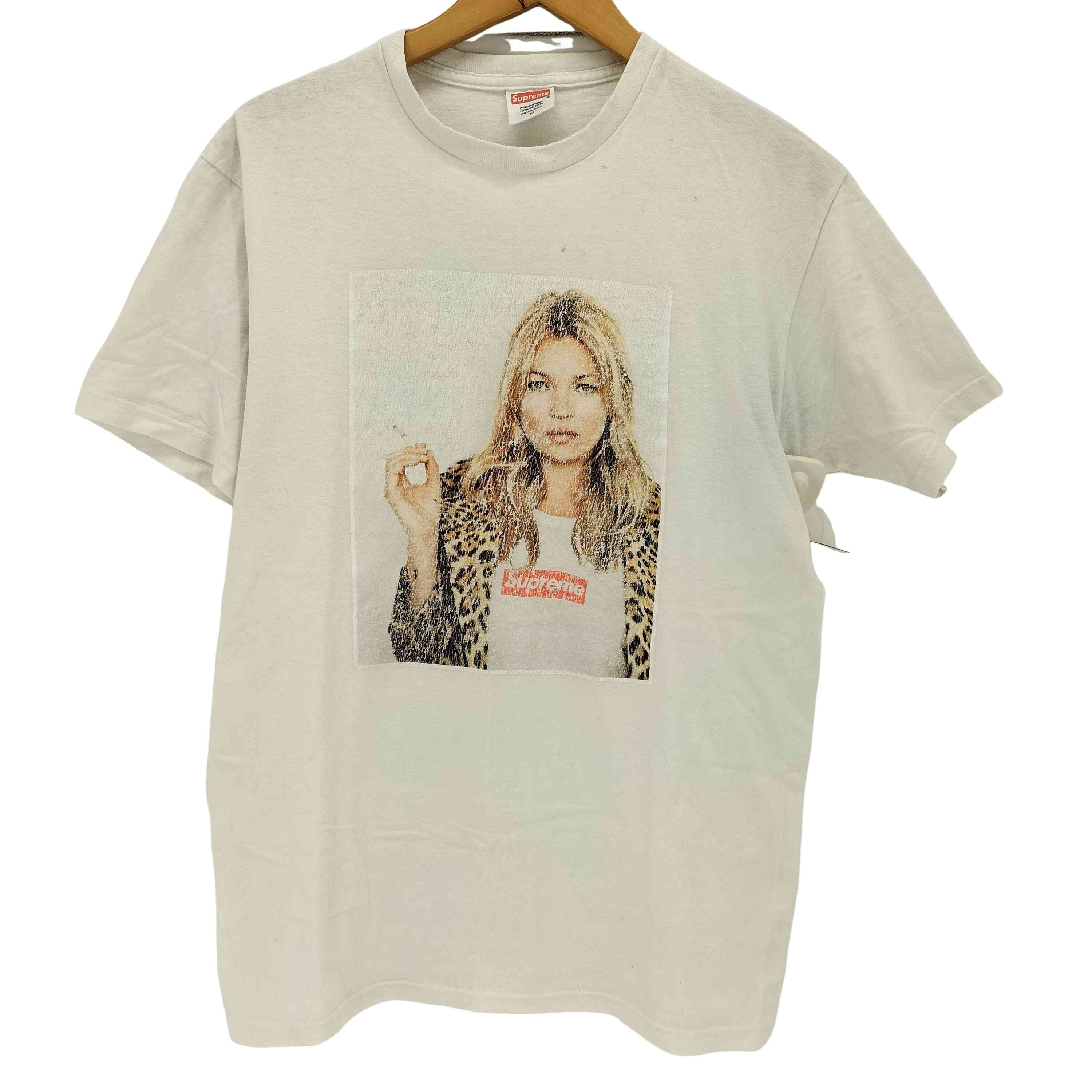 12SS USA製 モデルプリント クルーネックTシャツ【1142836916342】