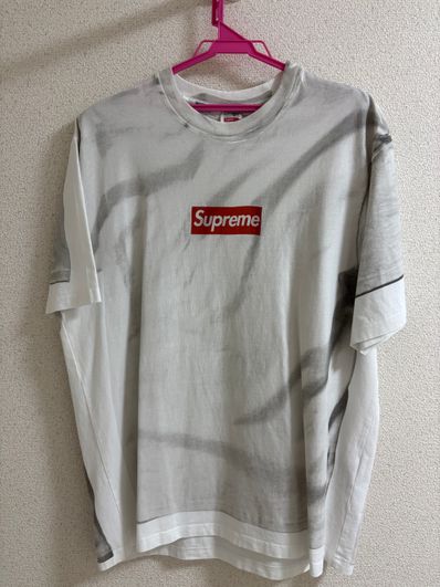 Supreme x MM6 Maison Margiela Box Logo Tee "White"