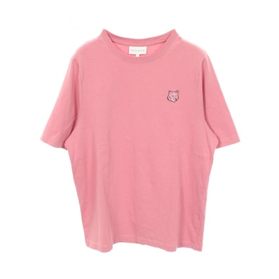 メゾンキツネ MAISON KITSUNE BOLD FOX HEAD PATCH COMFORT TEE SHIRT 半袖Tシャツ 衣料品 トップス コットン レディース ピンク系 MW00127KJ0119 【中古】