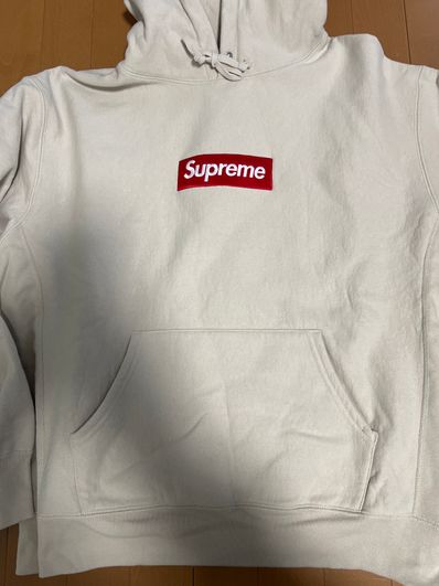 Supreme Box Logo Hooded Sweatshirt "Stone" (24FW)
