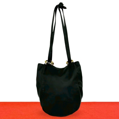 LOEWE ロエベ アナグラム 型押し レザー トートバッグ ブラック
12376