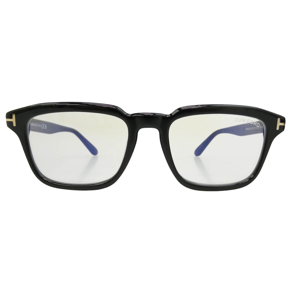 TOM FORD トムフォード FT6032-F-B アジアンフィット ウェリントン ブルーライトカット メガネ ブラック系 52□19 145【極上美品】【中古】