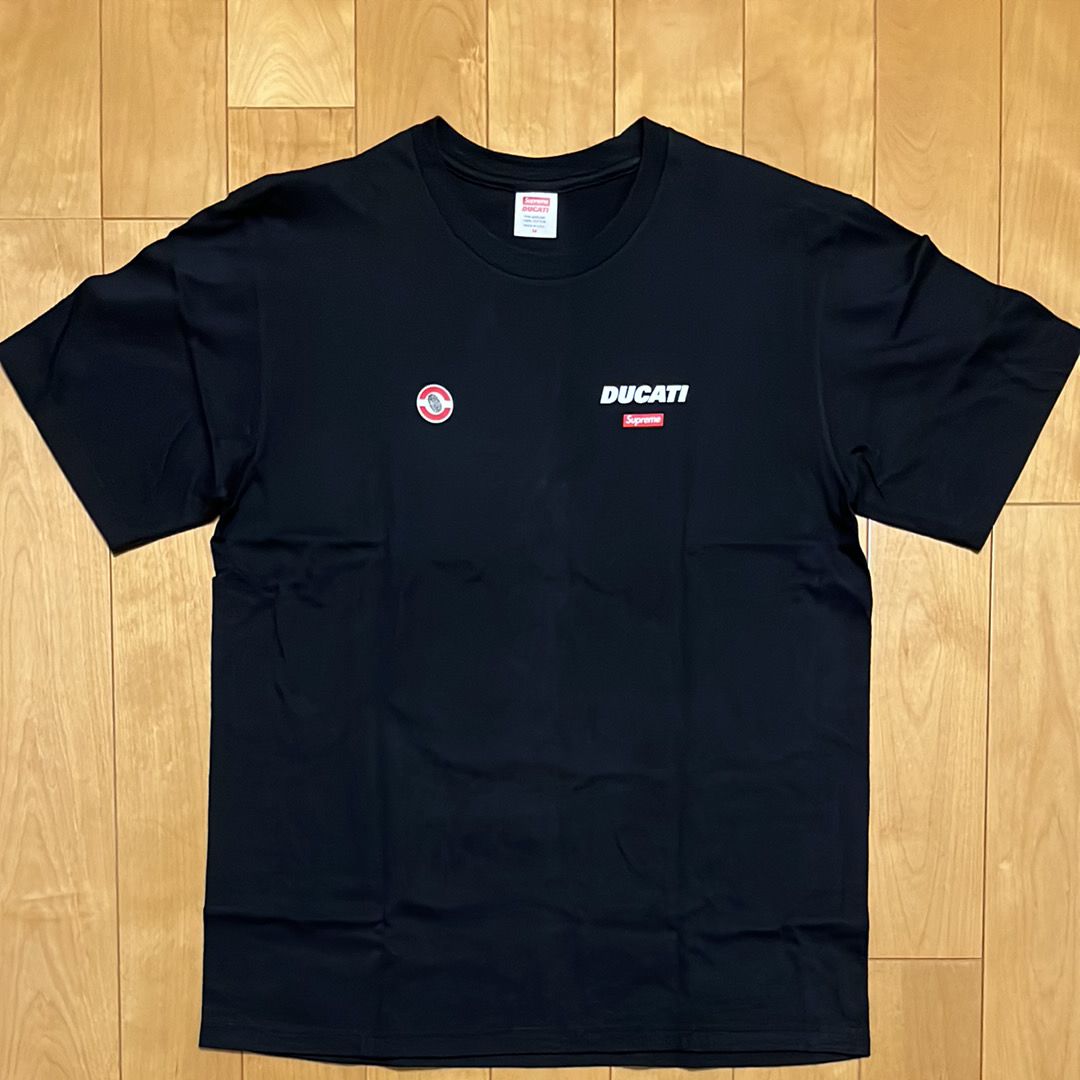 Supreme x Ducati Logos Tee "Black"