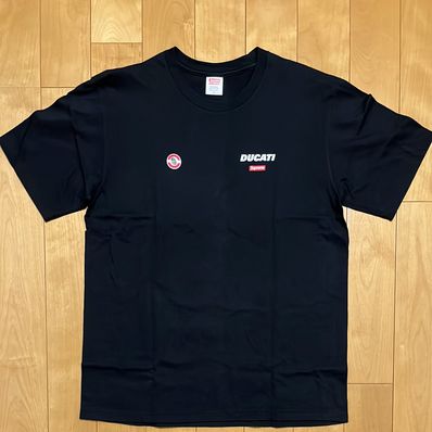 Supreme x Ducati Logos Tee "Black"