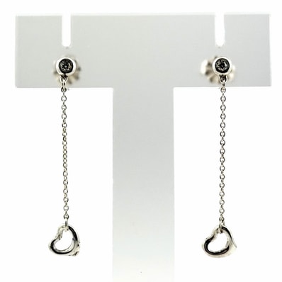 極美品 ティファニー ピアス バイザヤード シルバー レディース