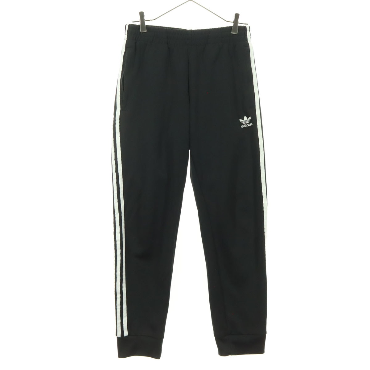 adidas アディダス トレフォイルロゴ トラックパンツ L ブラック ジャージ