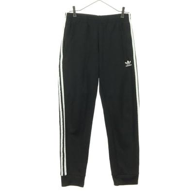 adidas アディダス トレフォイルロゴ トラックパンツ L ブラック ジャージ