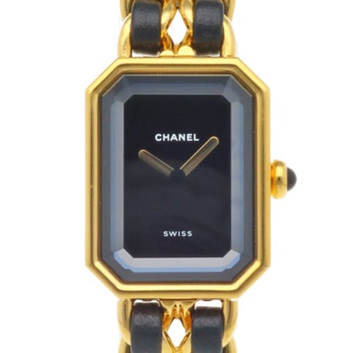 シャネル プルミエール L 腕時計 時計 GP クオーツ 磨き直し済 レディース 1年保証 CHANEL 中古